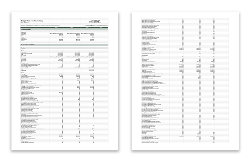 Tax Return Worksheet Sample Image - 2 pages Tax Return Worksheet Sample Image - 2 pages
