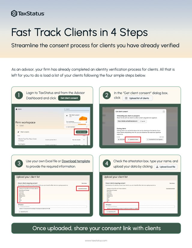 Cover of the Fast Track Overview one-pager