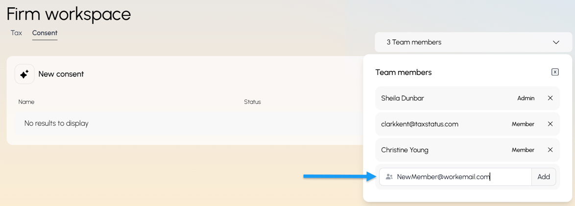 Step 4 - Add Team Members