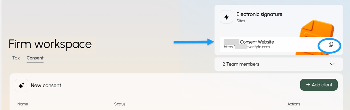 Step 4 - Copy Consent